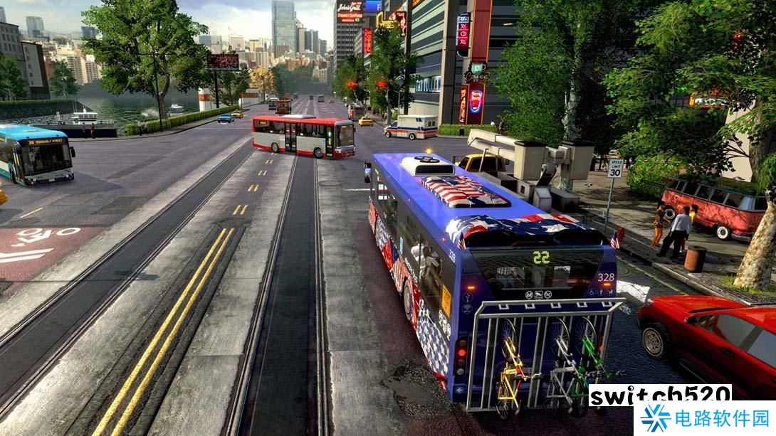 【美版】巴士驾驶模拟器24 城市道路 .Bus Driving Simulator 24 - City Roads 英语_1