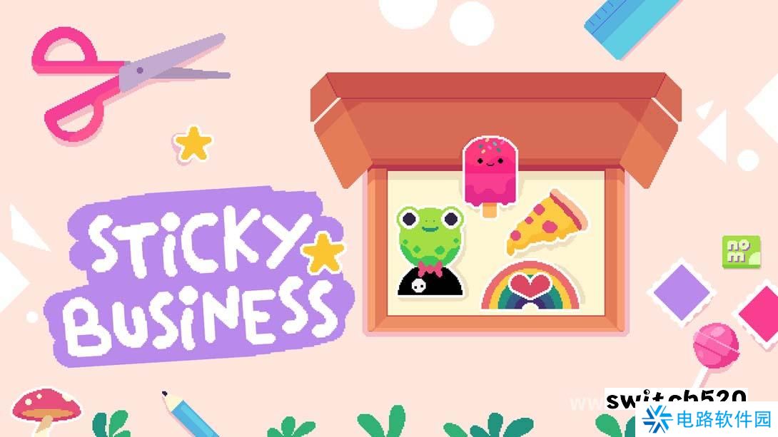 【美版】小小贴纸铺 .Sticky Business 中文