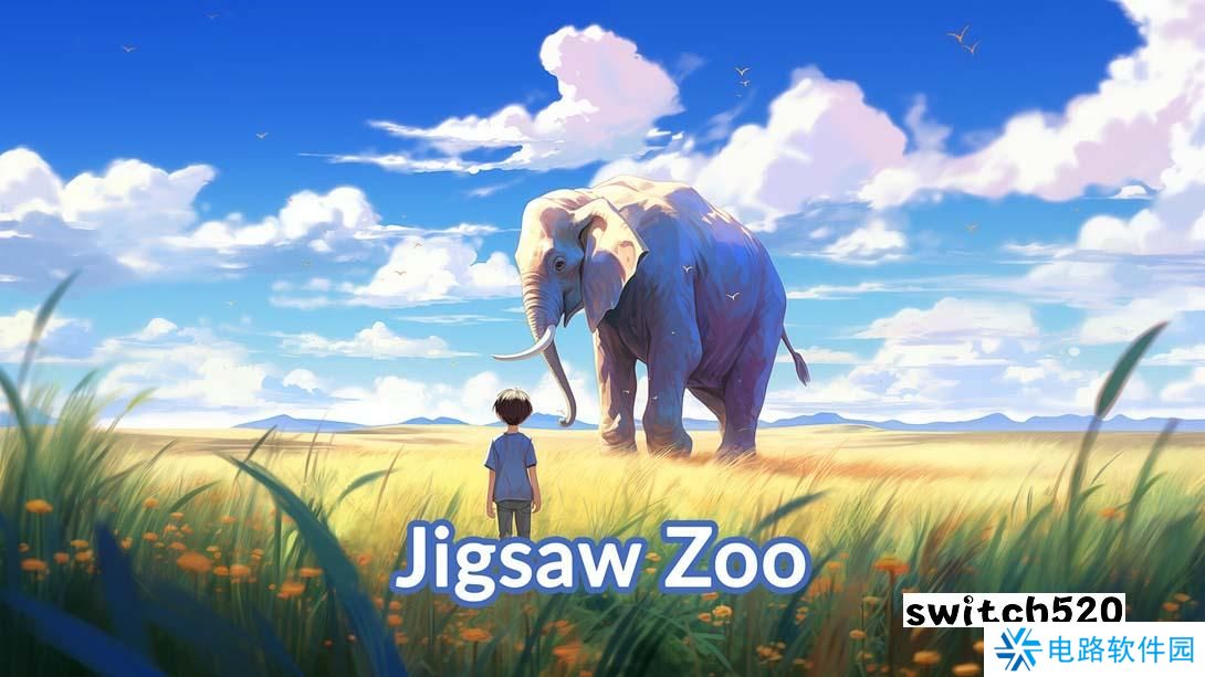 【美版】动物园拼图 .Jigsaw Zoo 英语_0