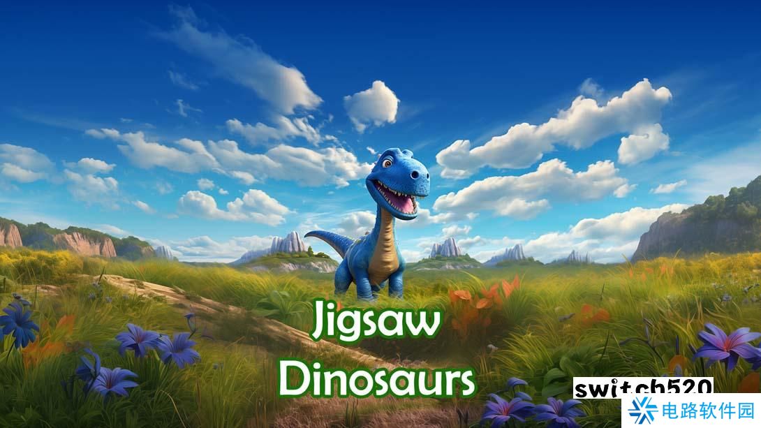 【美版】拼图恐龙 .Jigsaw Dinosaurs 英语